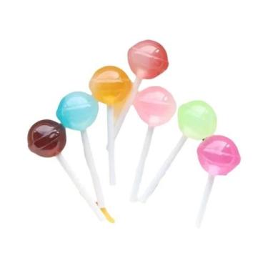 Imagem de Miniaturas De Pirulito De Resina 10 Peças Para Scrapbooking Decoração 