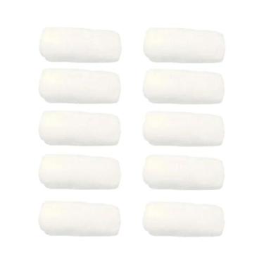 Imagem de Toalhas De Rosto De Microfibra Brancas 10 Peças Toalhas De Banho Para 