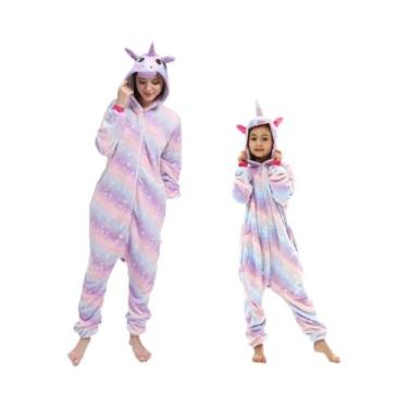 Imagem de Pijamas De Inverno Femininos Em Flanela Grossa Com Capuz, Fantasia De 