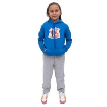 Imagem de Conjunto Infantil Moletom Flanelado Estampa Ursinho Menina-Feminino