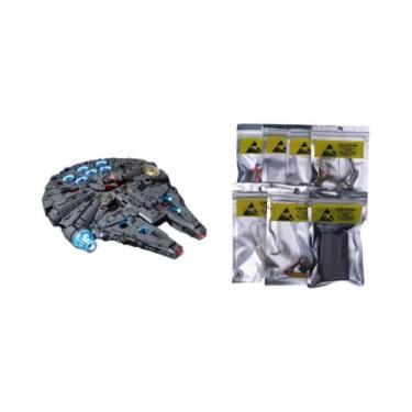 Imagem de Kit De Luz LED Compatível Com Blocos De Montar LEGO Star Wars Millenni