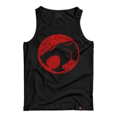 Imagem de Camiseta Regata Thundercats Olho De Thundera Desenho Clássic, XG, Pret