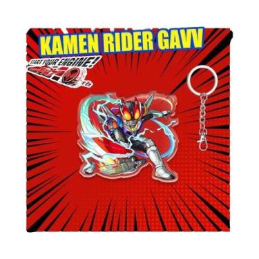 Imagem de Pingente Acrílico Kamen Rider De 6CM Para Crianças, Chaveiro De Mochil