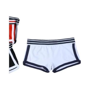 Imagem de Calcinhas Boxer Femininas De Cintura Baixa Respirável Confortáveis Lin