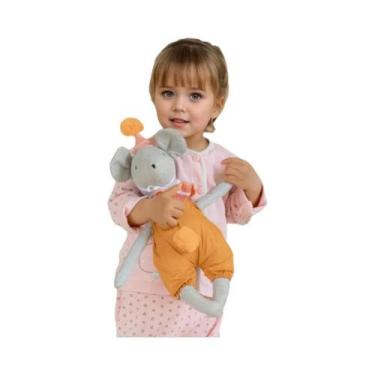 Imagem de Brinquedo De Pelúcia Para Menina Coelho Dorminhoco Fofo Urso Rato Bone