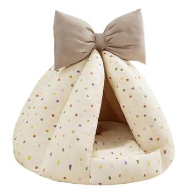 Imagem de WeiLaiKeQi Casinha/Esconda para Hamster, para Dormir, Cama para Pequenos Animais, Ideal para Hamsters e Porquinhos-da-Índia, Bege 40x27cm