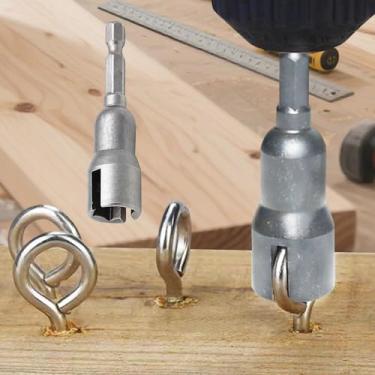 Imagem de Adaptador de chave de soquete de haste hexagonal, extensão de broca para ferramentas elétricas e manuais, adaptador de soquete de impacto de troca rápida para brocas e chaves de fenda