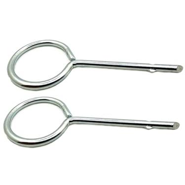 Imagem de Pro-Graad Fixador de fluxo pacote com 2 chaves de pino de acoplamento de substituição A13 59230 – Serve para acopladores Ridgid K-400 K-50 K-3800 K-60SP K6200 C8 cabo de drenagem estilo R, compatível