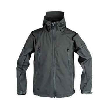 Imagem de Jaqueta Tática Impermeável Para Homens, Casaco De Hiking Com Capuz, So