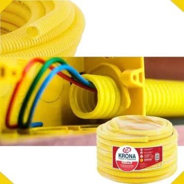 Imagem de 1 Metro de Conduite Eletroduto Plástico Corrugado 1/2 Krona