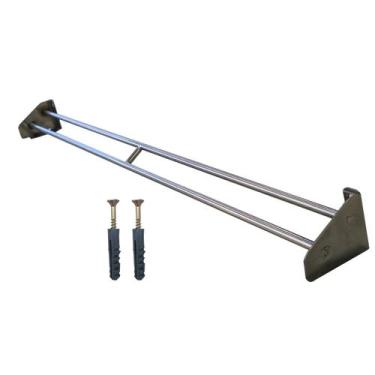 Imagem de Suporte Para Espeto Grelha Suspenso 50cm Inox Churrasqueira - INOX LAU