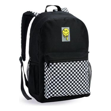 Imagem de Mochila Juvenil Masculina Resistente Escolar Faculdade Smile