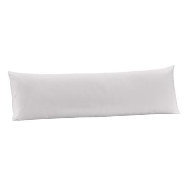 Imagem de Fronha Body Pillow Algodão Lux 200 Fios Altenburg 40x130 cm Cor:Branco