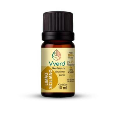 Imagem de Óleo Essencial Limão Siciliano 10ml Puro, Natural, Aromatização e Ener