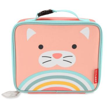 Imagem de Lancheira Térmica Infantil Skip Hop Escolar Lanche Premium, Zoo Gatinh