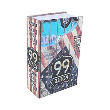 Imagem de ASHATA Caixa de Armazenamento Segura para Livros de Desvio (7,09" X 4,53" X 2,17"), Cofre Secreto de Dicionário Com Fechadura de Combinação de Segurança, Livro de Desvio para (Tipo de sonho americano)