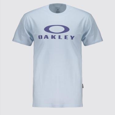 Imagem de Camiseta Oakley O-Bark SS I Azul Claro, GG