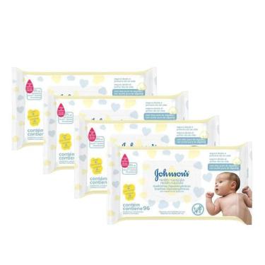 Imagem de Kit Johnson's Baby Toalhinhas Recém-Nascido c/ 384 unidades