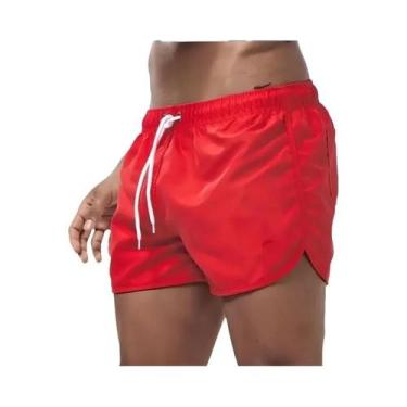 Imagem de Calções De Banho Masculinos De Cintura Baixa Respiráveis Verão 2024 Mo