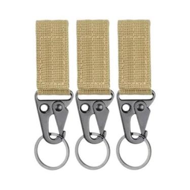 Imagem de Mosquetão Tático De Nylon Com Fivela Para Cinto De Mochila EDC Molle, 