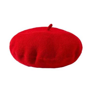 Imagem de Boina Versátil Multicolorida Quente Estilo Retrô De Pintor Casual E El