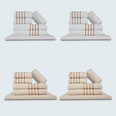 Imagem de Jogo De Toalhas 24 P?s Cole??o Montreal 100% Algod?o Br+bg