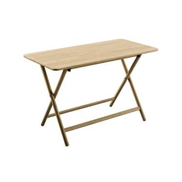 Imagem de Mesa Dobrável Retangular Tramontina Bossa 120x75 cm em Madeira Tauari Natural
