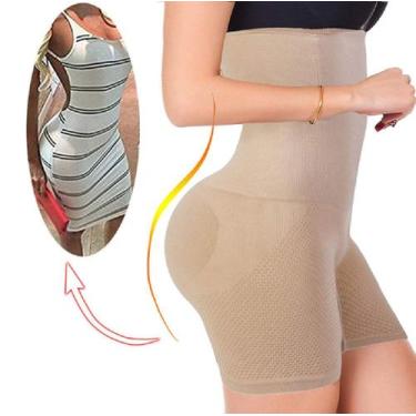 Imagem de Bermuda Cinta Reduz Medidas Abdominal Abdómen Modela Bumbum Comprimi D