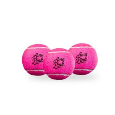 Imagem de Bola de Beach Tennis Ama Pink Pack Com 03 Bolas-Unissex