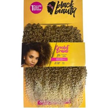 Imagem de Cabelo Fibra Orgânica Crochet Braids Agata cor MT27/613 (60cm/300g) - 