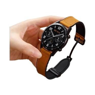 Imagem de Pulseira Magnética De Couro E Silicone De 40mm 44mm Para Samsung Galax