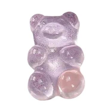 Imagem de Decorações De Unhas Kawaii 3D Com Urso De Gelatina Em Resina E Strass,