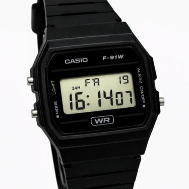 Imagem de Relógio Casio Digital Clássico Unissex F-91WB-1ADF