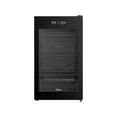 Imagem de Cervejeira Midea MDRX150FGGGL03 82L Frost Free Smart Inverter Porta de Vidro Triplo Bivolt Preta