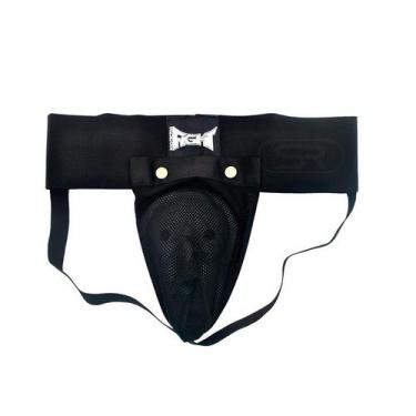 Imagem de Protetor Genital com Suporte - Fight Protector, Preto, M