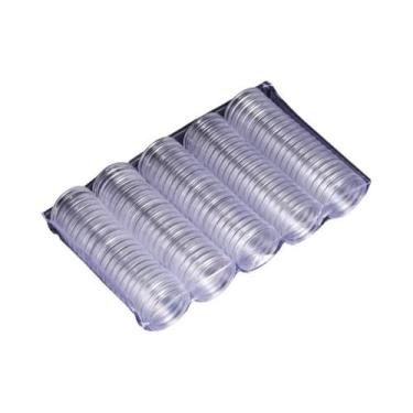 Imagem de Caixa De Armazenamento De Moedas Em Plástico Transparente 10-100pcs, C