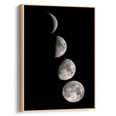 Imagem de Quadro decorativo Fases da Lua Ascendente - Art Canvas, 200 x 130 cm, 