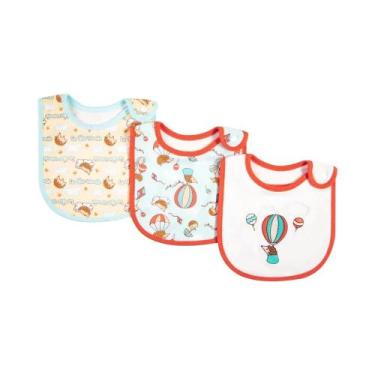 Imagem de Babadores De Algodão Com Estampa De Desenho Animado Para Bebês (Menino