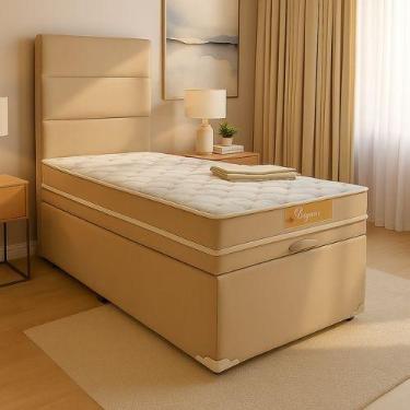 Imagem de Cama Infantil Mini Cama Box Baú 70x150cm Com Colchão D28 l Genki Kenko