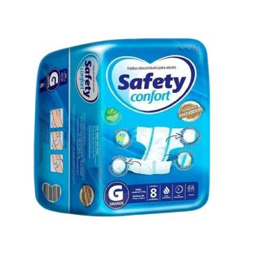 Imagem de Fralda Geriatrica Safety Jumbo Sem Vazamento Antiodor Adulto, EG