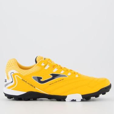 Imagem de Chuteira Joma Maxima Society Laranja e Preta, 40