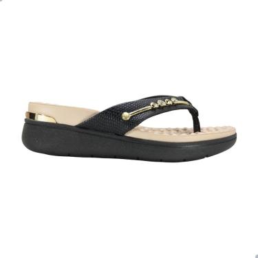 Imagem de Tamanco Feminino Modare Preto Croco 7151.115