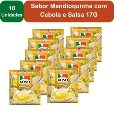 Imagem de Kit 10 Unidades Sopas Cremosas VONO Individual Sabor Mandioquinha com 