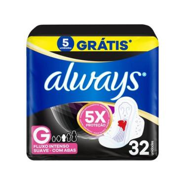 Imagem de Absorvente Always Noites Tranquilas Suave Com Abas 32 Unidades, 32