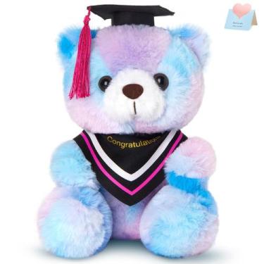 Imagem de Ursinho de pelúcia WEWILL Rainbow Graduation 25 cm