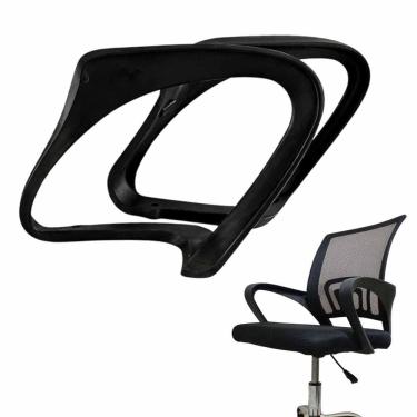 Imagem de Braços para Cadeira de Escritorio Apoio Confortavel Par Ergometrico Resistente Casa Trabalho Estudo