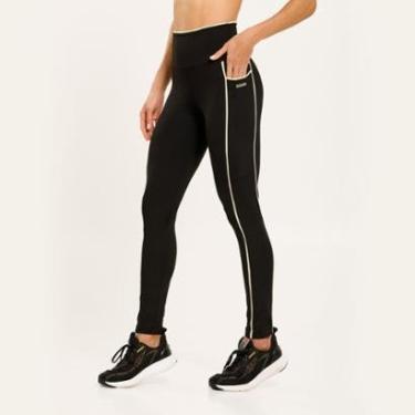 Imagem de Legging Ladder Preta Poliamida Donna Carioca-Feminino