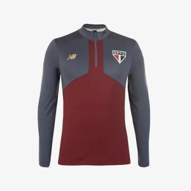 Imagem de Blusa São Paulo 25/26 Treino New Balance Masculina Tamanho:MCor:CinzaG
