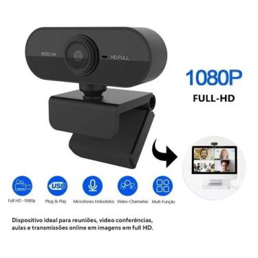 Imagem de Webcam Para Pc Notebook Tv Jogos Celular Full Hd E Microfone - WsdCam