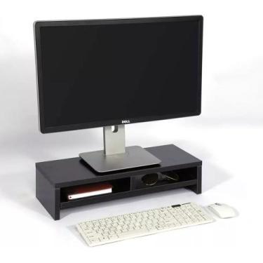 Imagem de Base De Apoio Suporte Para Monitor De Mesa Em MDP 2 Partes - Genus Móv